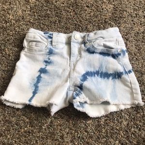 The dye girls denim shorts